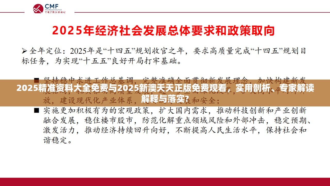 2025精准资料大全免费与2025新澳天天正版免费观看，实用剖析、专家解读解释与落实?
